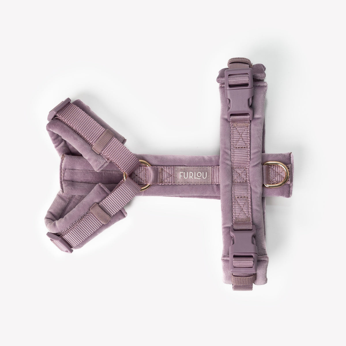 Lilac - Velvet Dog Harness