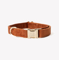 'Clay' - Velvet Dog Collar
